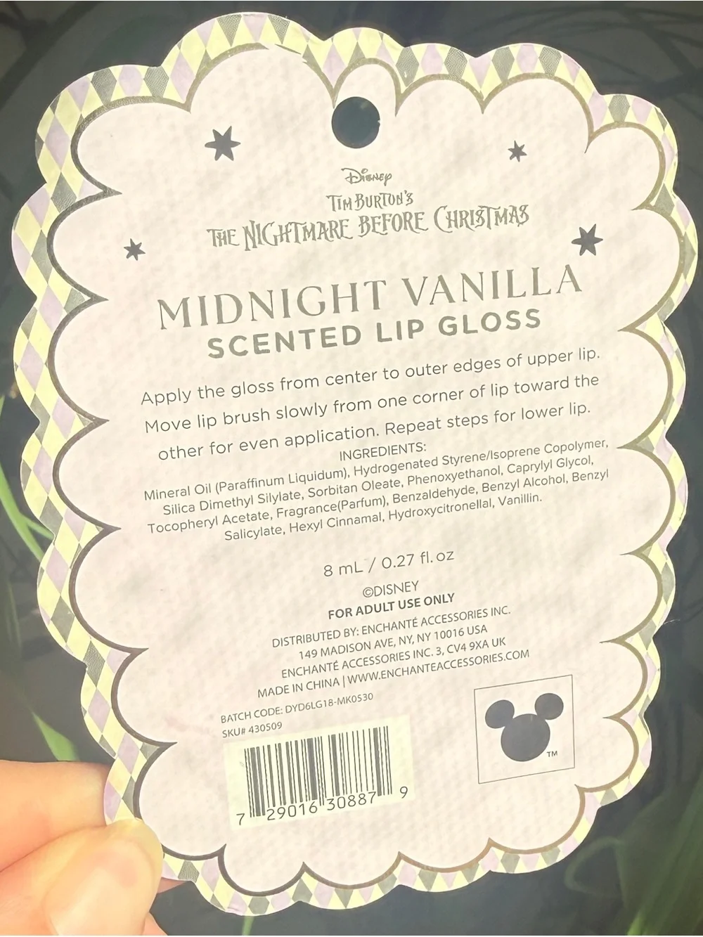 The Nightmare Before Christmas- Scented Lip Gloss
